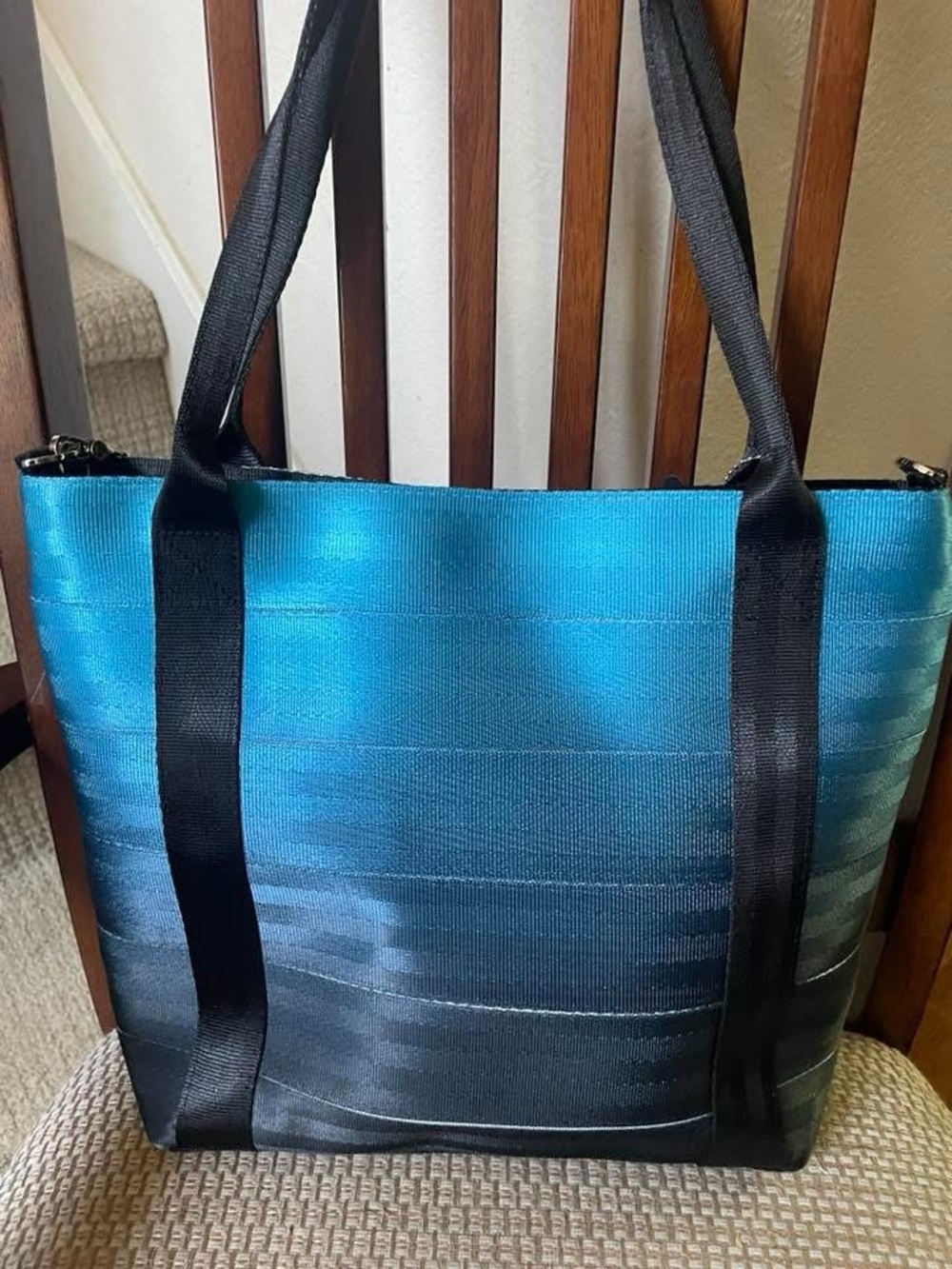 Harveys Tim Burton Corpse Bride Blue Graphic Tote Bag - Picture 4 of 7